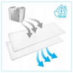 Filtr G4 do rekuperatora Brink Flair 325 400 Filtry Antysmogowe