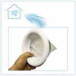 8szt Filtr Stożkowych 100 mm do anemostatu Okrągłego