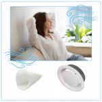 Filtry stożkowe 100 mm mm do anemostatu Okrągłego Oddech Natury w Twoim Domu