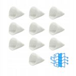 10x 125 mm Filtry stożkowe do anemostatu Okrągłego