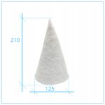 Filtry stożkowe 125 mm Zestaw Filtrów Stożkowych do Anemostatu Okrągłego