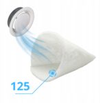 7x Filtry stożkowe do anemostatu 125 mm i Zanieczyszczeń