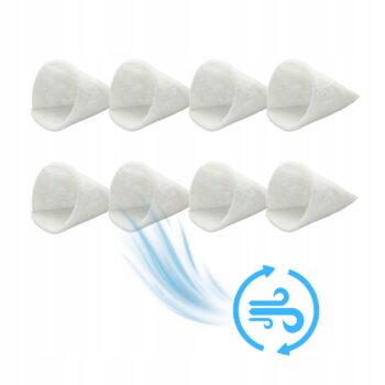 8x Filtr Stożkowych 160 mm do anemostatu