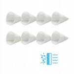 8x Filtr Stożkowych 160 mm do anemostatu
