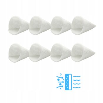 Filtry stożkowe 160 mm mm do anemostatu Okrągłego Komplet 8szt