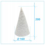 Filtry stożkowe 160 mm mm do anemostatu Okrągłego