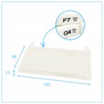 Filtr G4 F7 Do Rekuperator Zehnder ComfoAir 70 Komplet Plisowany