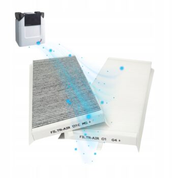 Filtry Zehnder Comfoair Q 350 450 600 G4 + M5 Węglowy Aeris Next