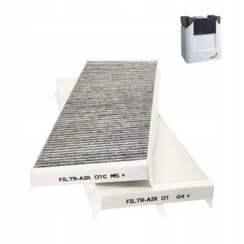 Filtry G4 + M5 Węglowy Do Zehnder Comfoair Q 350 450 600 Aeris Next