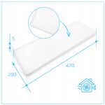 Filtr G4 do rekuperatora Klimor KCX 500