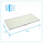 Filtr G4 Rekuperator Pro-Vent Mistral Slim 400 Filtr Harmonijkowy