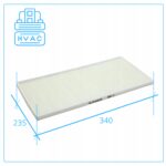 Filtr G4 F7 Mistral Smart 300 EC do rekuperatora Pro-Vent Mistral