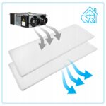 Filtry 4x G4 Reventon Inspiro 250 Basic 300 do rekuperatora