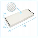 Filtry M5 + 2x G4 Do Rekuperator Ventilus 600 600+